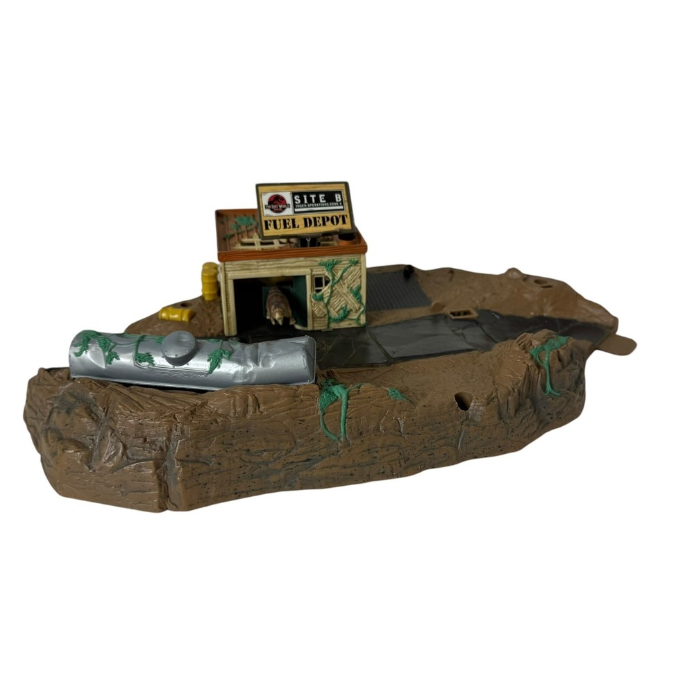 Jurassic Park The Lost World Site B Fuel Depot Playset Matchbox 1997